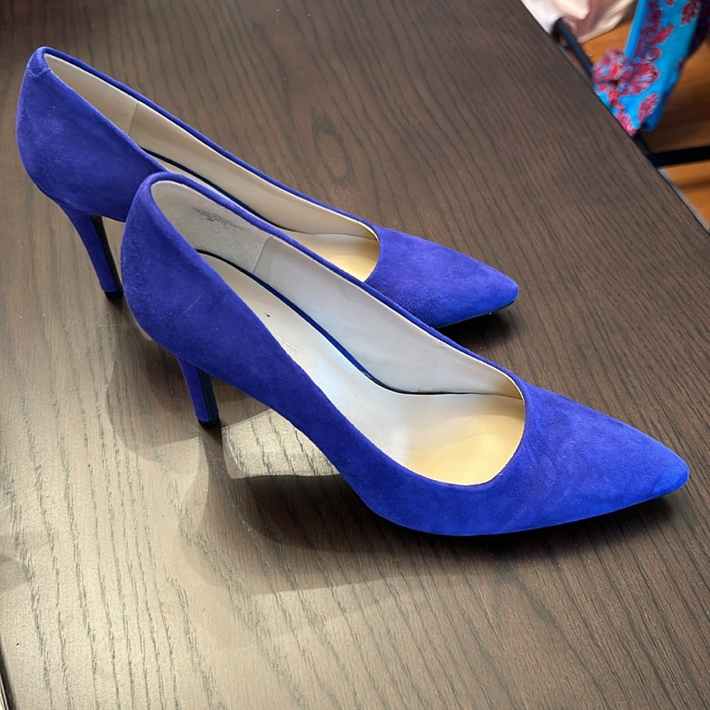 Nine West Purple Suede Pumps